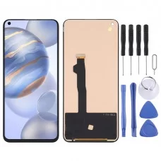Matériau TFT Écran LCD et numériseur Assemblage complet (ne pas supporter l'identification de l'empreinte digitale) pour Huawei Honor 30 / Nova 7 5G